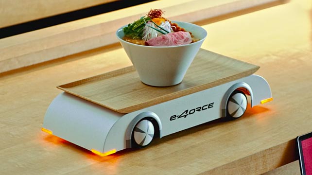 日産e-4ORCE技術完美“配送”拉面！